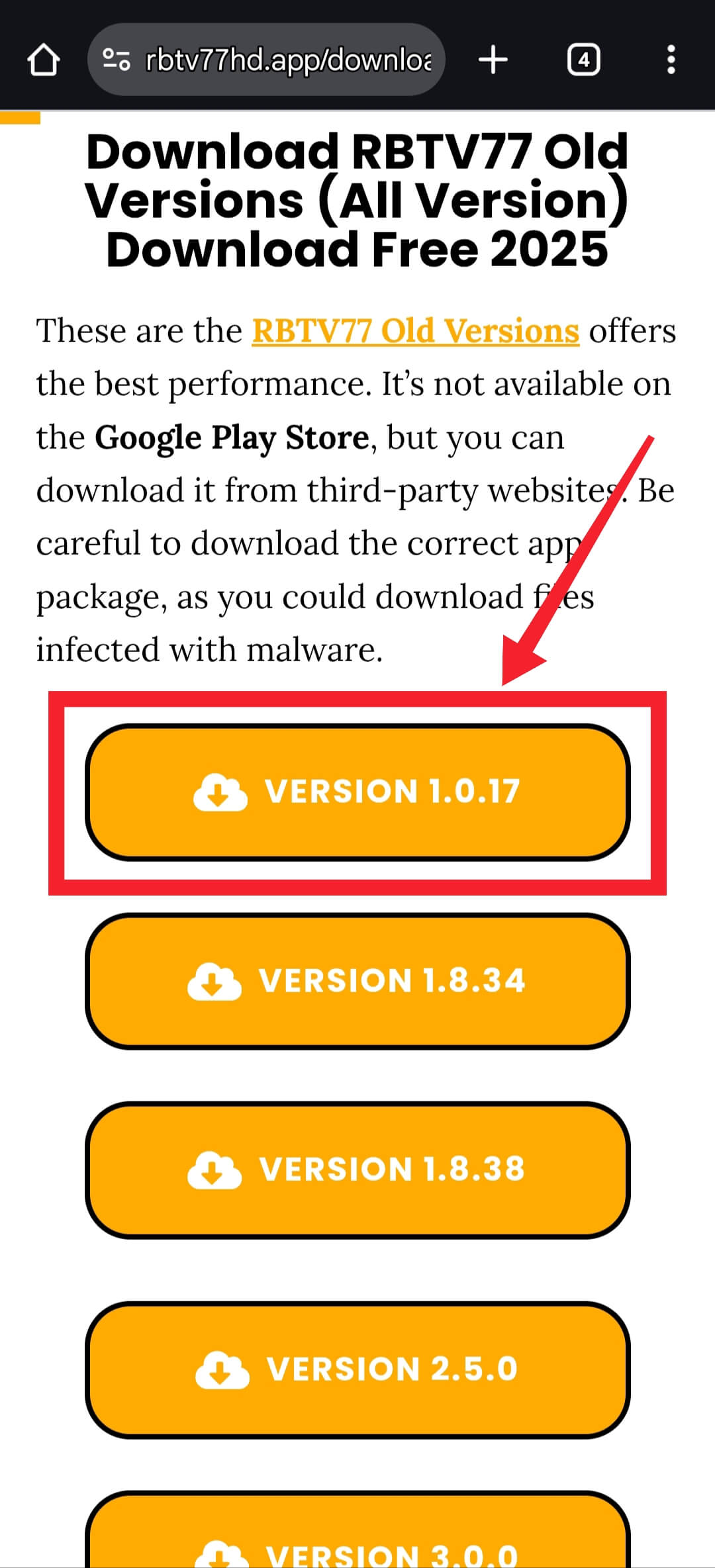 Download Old Version